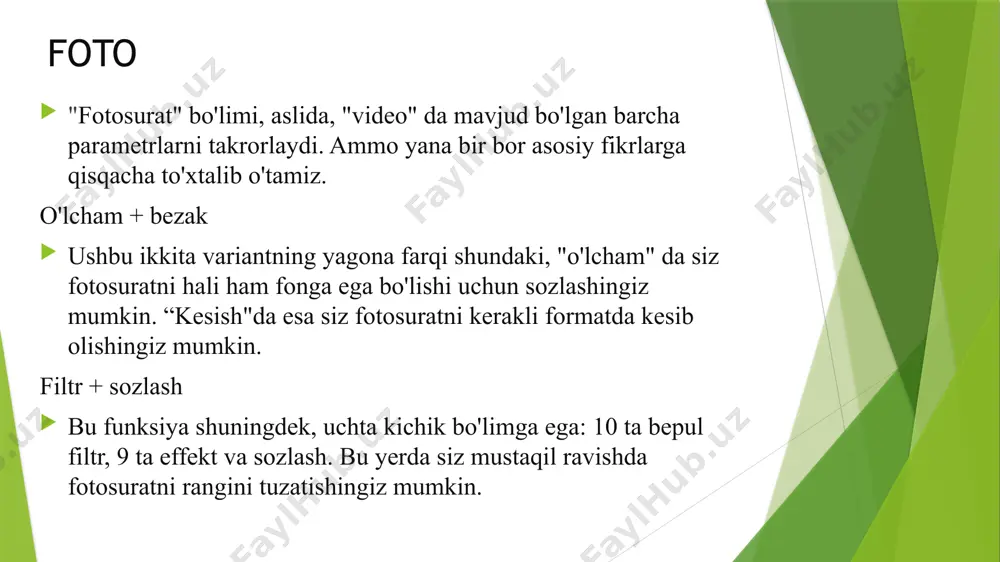 inshot dasturining imkoniyatlari - Page 5