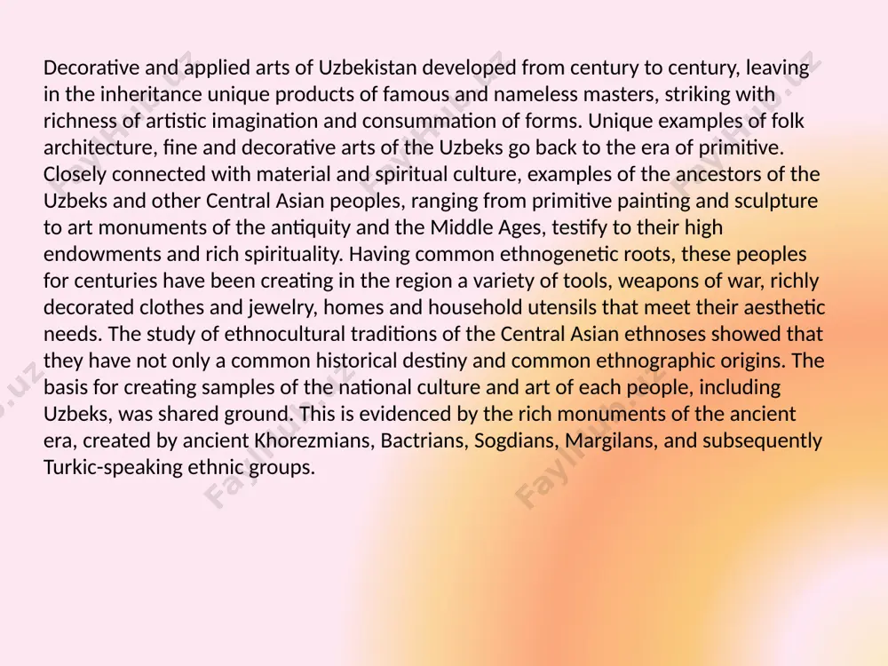 uzbek arts and crafts - Page 5
