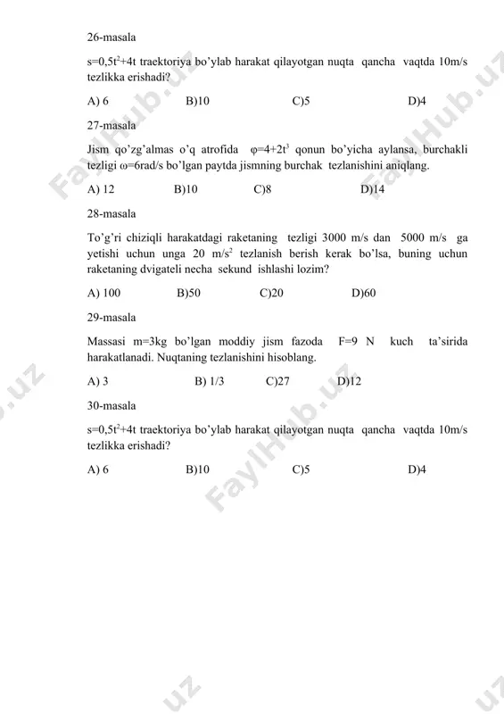 nazariy mexanika masalalari - Page 5