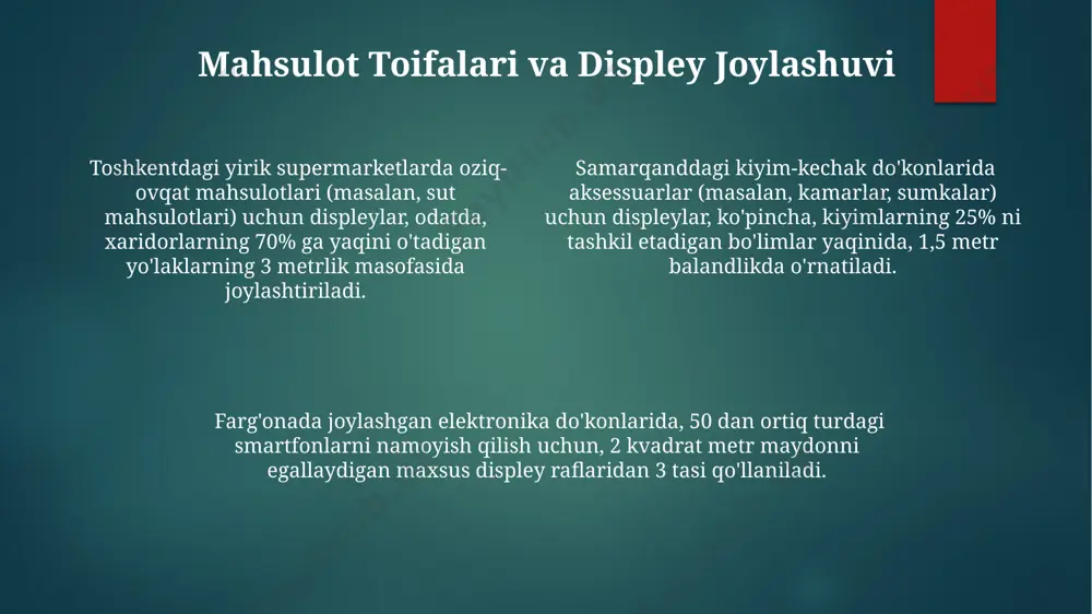 savdo joyida po's materiallarni joylashtirish - Page 4