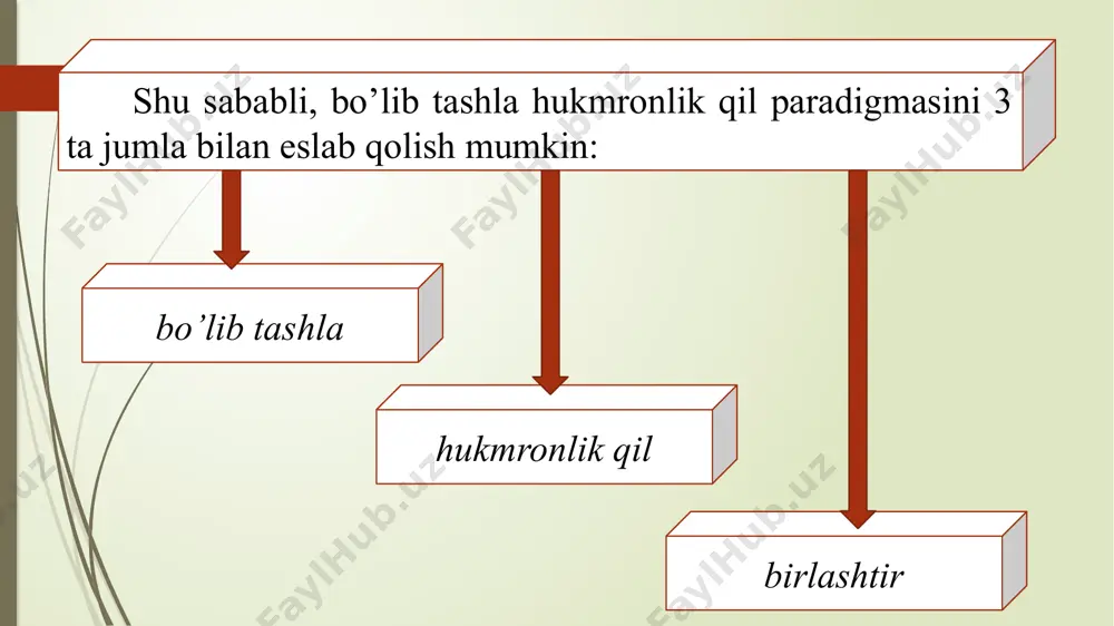 bga olmagan holda asimptotik ma'noda keshni optimal ravishda ishlatadigan cache-oblivious algoritmdir. bunday algoritmlar turli xil xotira darajalaridagi kesh hajmidan qat'iy nazar har xil mashinalarda samarali va modifikatsiyasiz ishlaydi. oddiy cache-oblivious algoritmlar: matritsani ko'paytirish, tashqi tartiblash, matritsani transpozitsiyasi va boshqa ba'zi vazifalar. odatda, cache-oblivious algoritmlar “bo’lib tashla va hukmronlik qil” usulidan foydalanadi, bunda vazifa kichik vazifalar va quyi qismlarga bo'linadi. ajratish jarayonida biz kichik vazifalarga ega bo’lamiz. bir muncha vaqt o'tganda, ushbu kichik vazifalar kesh hajmiga moslasha boshlaydi, biz ularning qachon moslashishini bilmaymiz, lekin eng kichik asos o'lchamlarga bo'lishda davom etamiz. keyin kichik vazifa uchun samarali algoritmni qo'llaymiz. shundan so’ng natijalarni asosiy vazifaning mohiyatiga qarab birlashtiramiz. masalan, matritsani ko’paytirishning cache-oblivious algoritmi har bir matritsani to'rtta kichik matritsaga rekursiv ravishda bo'lish orqali hosil bo’ladi. matritsa to’liq holda keshga joylashganda kichik masalalarga mo’ljallangan optimallashtirilgan algoritmdan foydalanamiz, keyinchalik funktsiyalar natijasini matritsaga qo'shamiz. 3. qo’llanish muammolari rekursiya rekursiya deb shundаy kоnstruktsiyagа аytilаdiki, funktsiya o‘zini o‘zi …