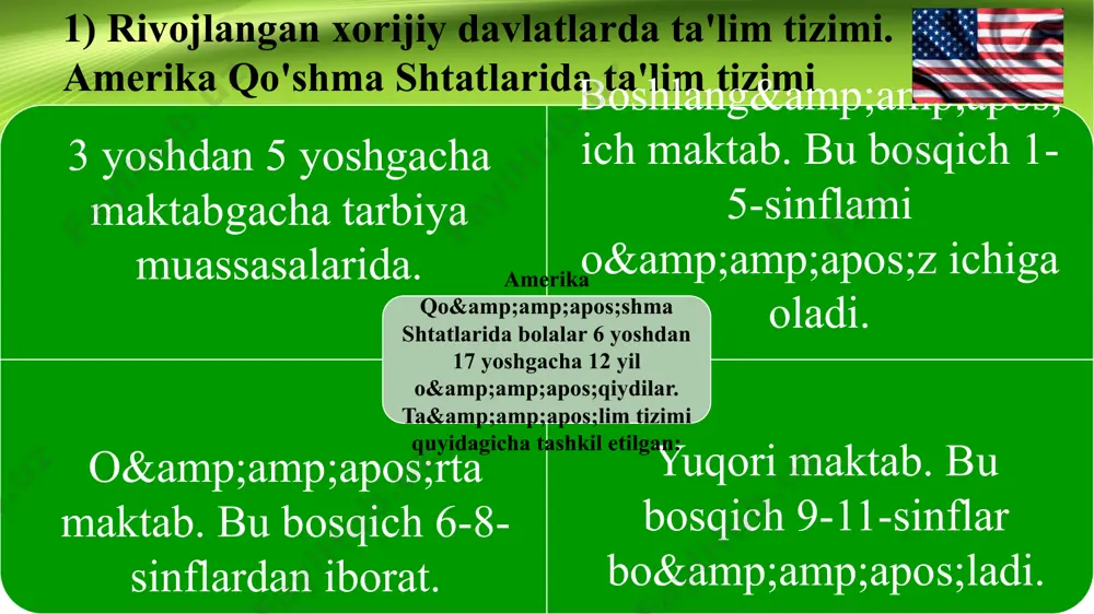 'lib, 95 tasi davlat tasarrufida, 34 tasi munitsipal, 331 tasi xususiy, 1-toifadagi universitetlarda har bir o'qituvchiga 8 nafar, 2-toifali universitetlarda esa 20 tadan talaba to'g'ri keladi. universitetlarga qabul qilish ikki bosqichga bo'linadi: 1-bosqichi turar joyda o'tkaziladi: buning uchun yapon, eski yapon tili, matematika, fizika, ximiya, jamiyatshunoslik, tarix bo'yicha test sinovlaridan o'tadilar. bu sinovlardan o'tgan o'quvchilar universitetlarga yo'llanma oladilar va yana sinovdan o'tadilar. xususiy universitetlarga esa to'g'ridan-to'g'ri test topshiriladi. bir qator xususiy universitetlar o'zining uzluksiz shaxobchasiga esa (bog'chadan boshlab hamma bosqichlarni qamrab oladi). universitetdan talabalarni haydab yuborish mumkin emas. lekin o'qish muddatini cho'zish mumkin (4 yillik o'qish 5-6 yilgacha cho'zilib ketishi mumkin). uni bitirgan talabalar bakalavr diplomini oladiva universitetning 3 yoki 4 kurslariga qabul qilinadi. kollejlar 1-kichik kollej 2-texnik kolledj 3-maxsus kollejlarga bo`linadi janubiy koreyada ta'lim tizimi mamlakatda oliy o'quv yurtlarining ishlari yaxshi yo'lga qo'yilgan. koreyada 104 ta oliy o'quv yurti bor, ularning 80 foizi xususiydir. hozir mamlakarda oliy o'quv yurtlarida …