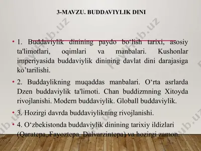 buddaviylik — PPTX