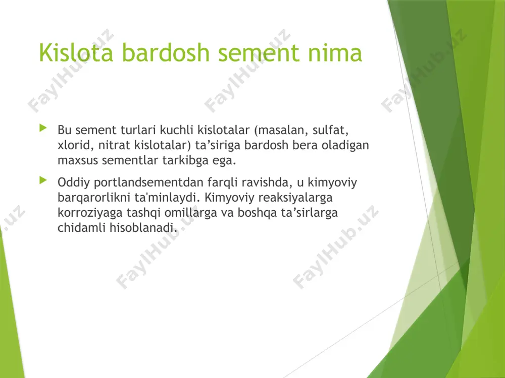 kislotabardosh sementlar - Page 4