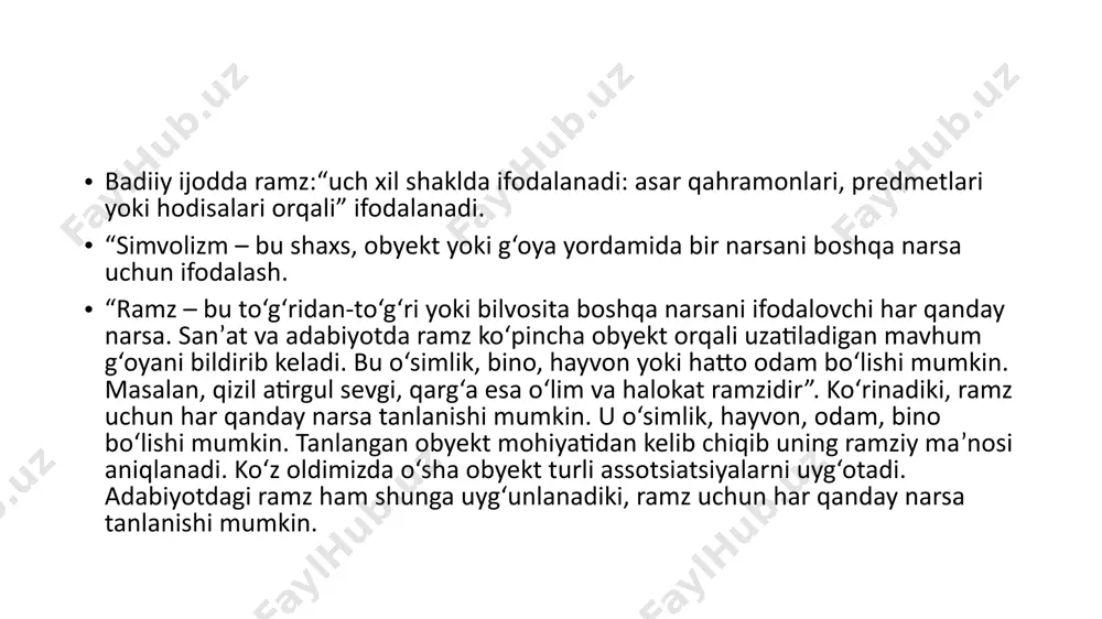 h va o`zgarishlarga sabab bo'ldi. naturalizmning asosiy xususiyatlari 1.tabiat va ijtimoiy sharoitlar: naturalizmda inson hayoti tabiiy va ijtimoiy sharoitlar bilan chambarchas bog`liq deb hisoblanadi. yozuvchilar insonning xarakteri va xatti-harakatlari uning atrofidagi muhitga, irsiyatga va tarbiyaga asoslanganligini ko`rsatishga harakat qiladilar. 2.obyektivlik: naturalizmda yozuvchi o`z shaxsiy fikrlarini asarda namoyon etmasligi kerak. u voqealarni obyektiv tarzda, mutlaq haqiqatga yaqinlashtirib tasvirlashga intiladi. bunda voqealar, xarakterlar va ularning hissiyotlari orqali o`z o`quvchisini voqeaga jalb qilishni maqsad qiladi. 3.qarorlar va oqibatlar: naturalizmda insonning qarorlari ko`pincha ijtimoiy va tabiiy qonunlarga asoslanadi. yozuvchilar inson harakatlarining natijalarini ko`rsatishga intiladilar, bu esa o`quvchiga hayotning qiyinchiliklari va ehtimolliklari haqida chuqur o`y-fikrlarni ochib beradi. 4.realistik tasvir: naturalizm asarlarida hayotning haqiqiyligi va tabiatni tasvirlashga katta e`tibor beriladi. yozuvchilar o`z asarlarini tasvirlaydigan voqealarni haqiqiy hayotda uchraydigan voqealar bilan to`ldiradilar. rossiyada maksim gorkiy, anton chexov va boshqa yozuvchilar o`z asarlarida naturalistik uslubni qo`lladilar. gorkiyning “menga nima kerak” asarida inson hayoti, uning qiyinchiliklari va ijtimoiy sharoitlar …