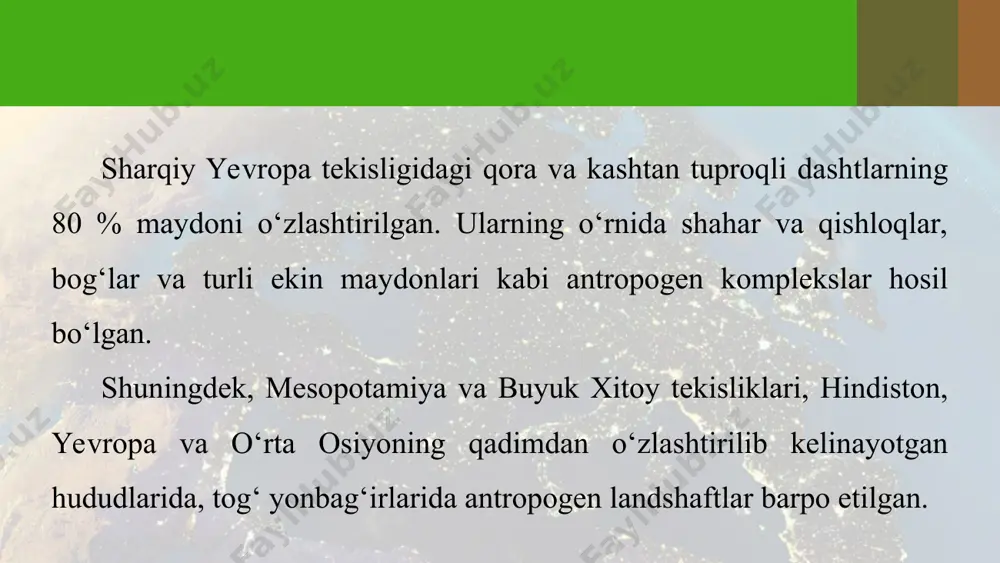 59-60-mavzu antropogen tabiat komplekslari (yevrosiyo) 6-sinf - Page 4
