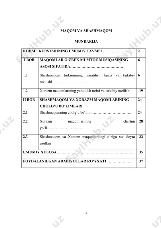 s ettishi xalqimizning asriy orzularining amalgam oshish inikosi hisoblanadi. shu bois ham hozirgi kunda madaniyat va ma’naviyat, ta’lim va tarbiya ijtimoiy taraqqiyotning hal qiluvchi omiliga aylanib bormoqda. kelajak taraqqiyoti va uni qanday kechishi ko‘p jihatdan uning bunyodkorlari tarbiyasiga bog‘liq. ta’lim va tarbiyani milliy negizini mustahkamlash, uni jahon ilm-fanining eng so‘ngi yutuqlariga tayangan holda takomillashtirib borish, ilm fanni rivojlantirish, ijtimoiy faol, ma’naviy yetuk, kasb-hunarli, milliy va umuminsoniy qadriyatlarga hurmat va uni chuqur his etuvchi, ijodiy, erkin va mustaqil fikr yuritaoladigan shaxsni kamolga yetkazish davlatimiz siyosatida asosiy o‘rinni egallaganligi bejis emas. donishmand xalqimizda “musiqaga oshno kishidan yomonlik chiqmaydi”,- degan qarashlar mavjud. shuning uchun bo‘lsa kerak markaziy osiyo xalqlarida uyning to‘riga musiqa asbobini osib qo‘yish yoki oila a’zolaridan biror kishi biror bir musiqa asbobida kuy chalish yohud ashula aytishi zarurligi xalqimizning ziyoli oilalariga qo‘yilgan minimal talablaridan biri bo‘lgan. xalqimizning boy musiqa merosi, maqomlarimiz markaziy osiyo musiqa madaniyatining yuzaga kelishida, shakllanishida asosiy manba vazifasini …