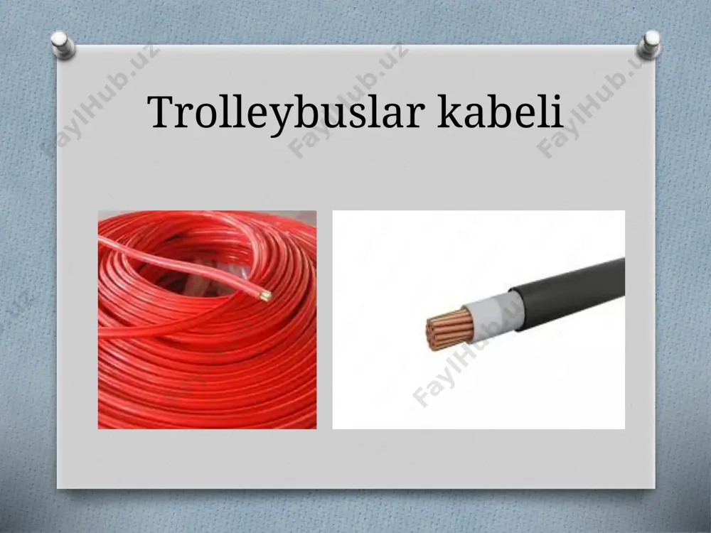 harakatlanuvchi rels transporti va trolleybuslar kabeli va simlari - Page 4