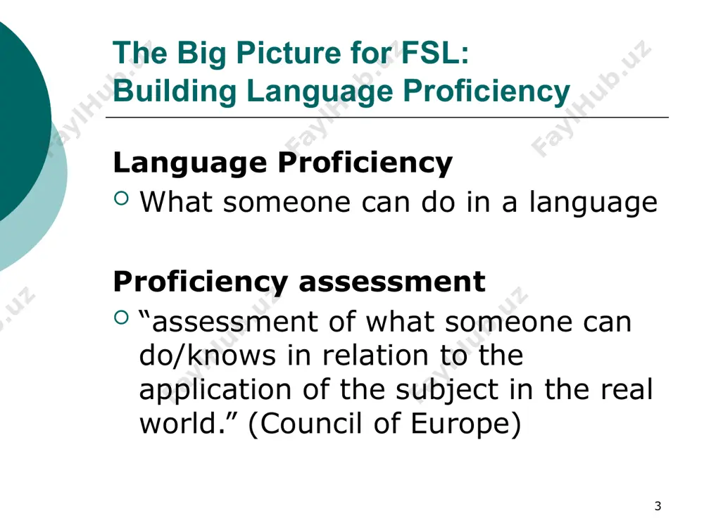 teaching evaluation system in teaching a foreign language - Page 3
