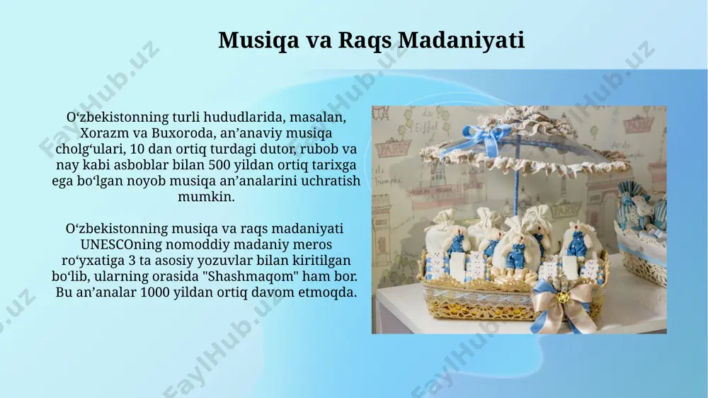 o'zbek xalqi madaniyati, urf-odatlari va an'analari - Page 5