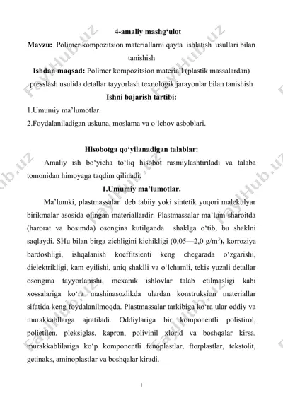 polimer kompozitsion materiallar — DOCX