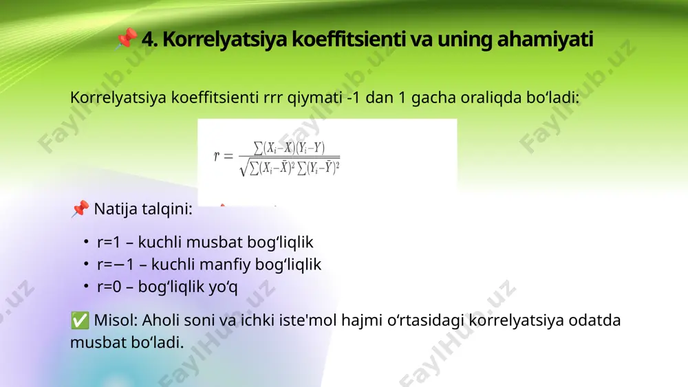 dinamika qatori va korrelyatsiya usullari - Page 5