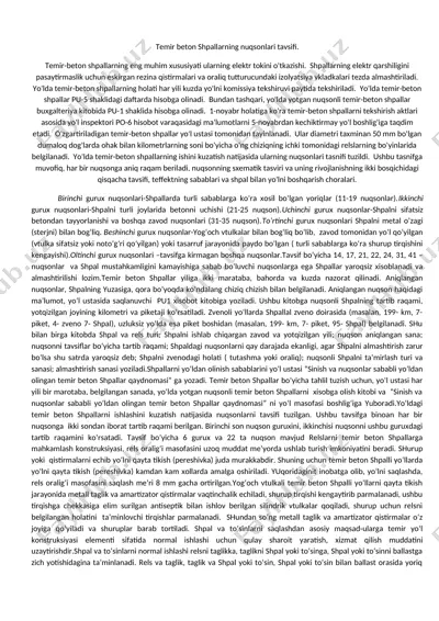 temir beton shpallarning nuqsonlari tavsifi — DOCX