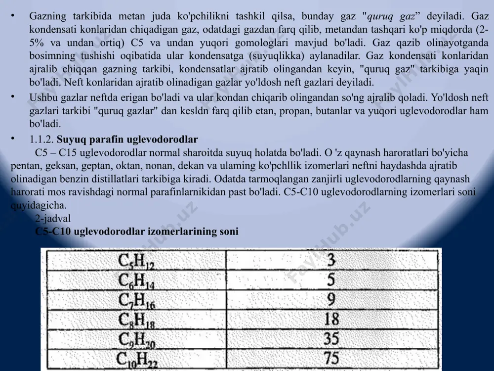 higa nisbatan osonroq almashadi. ikkilamchisi esa birlamchiga nisbatan osonroq almashadi. galogenlash alkanlarni galogenlash jarayoni radikal zanjir reaksiyasiga mansubdir. galogenlashning uch turi mavjud: 1. termik. 2. fotokimyoviy. 3. initsirlangan. qo'zg'atilgan holatdagi galogen atomi normal alkandagi vodorodni siqib chiqarish xususiyatiga ega. 1940 - yilda dyuma tomonidan ushbu reaksiya ochilgan bo'lib: hosil bo'lgan xlor radikali uglevodorod bilan reaksiyaga kirishib zanjirni davom ettiradi: image1.png image2.png image3.png image4.png image5.png image6.png /docprops/thumbnail.jpeg