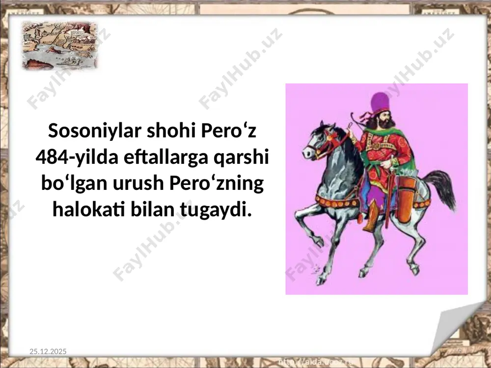 eftallar davlati. eftallar davrida ijtimoiy-iqtisodiy va madaniy hayot. 7 - sinf - Page 5