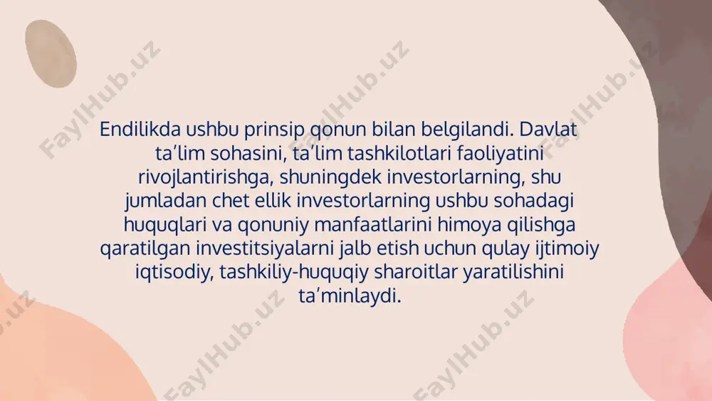 o’zbekiston respublikasi “ta’lim to’g’risida”gi qonuning mohiyati - Page 4
