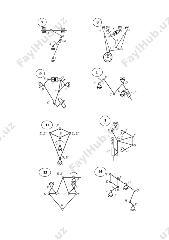 tekis richakli mexanizmlarning holatlari - Page 3