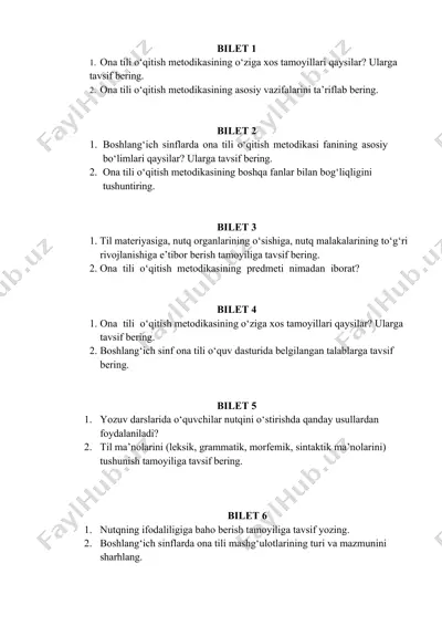 ona tili o‘qitish metodikasi — DOCX
