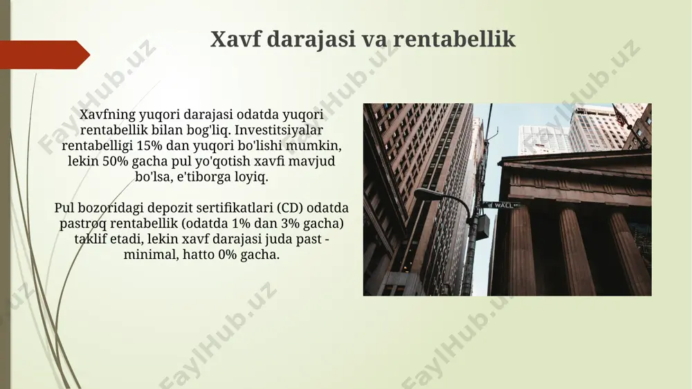 pul bozori va kapital bozorining farqlari - Page 4