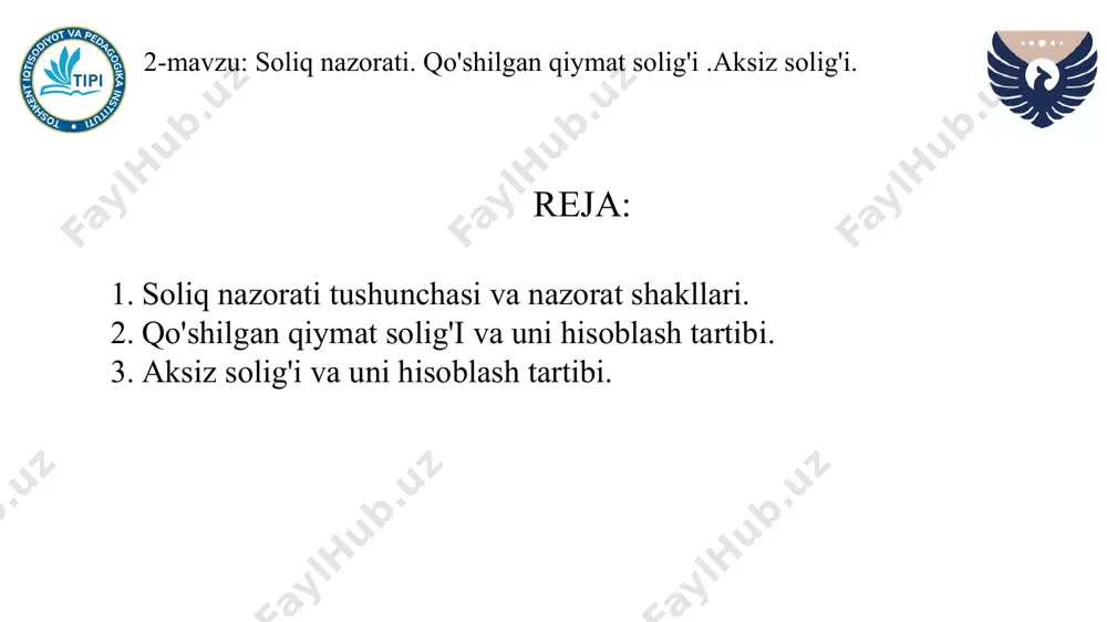 k muddatda aniqlashtirilgan soliq hisobotini yoki aniqlangan tafovutlarning asosnomasini taqdim etishi shart, ushbu shartlarning bajarilmasligi soliq organi tomonidan soliq to'lovchiga kameral tekshiruvini tayinlanishiga asos bo'ladi o'zbekiston respublikasining “o'zbekiston respublikasi soliq kodeksiga o'zgartish va qo'shimchalar kiritish to'g'risida”gi o'rq-741-son qonunida kameral soliq tekshiruvini tashkil etish soliq to'lovchi tomonidan ilgari taqdim etilgan soliq hisobotiga nisbatan to'lanishi lozim bo'lgan soliq summasi kamaytirilgan yoki ko'rilgan zarar summasi ko'paytirilganligi sababli, aniqlashtirilgan soliq hisoboti taqdim etish holatlari bo'yicha ushbu soliq to'lovchida kameral soliq tekshiruvi o'tkaziladi. bunda, kameral soliq tekshiruvini o'tkazish, aniqlashtirilgan soliq hisoboti taqdim etilgan kundan e'tiboran uch kun ichida boshlanadi kameral soliq tekshiruvi quyidagi hollarda o'tkaziladi “tahlika-tahlil” dasturiy mahsuloti natijasiga ko'ra soliqqa oid huquqbuzarlik sodir etish xavfi yuqori yoki o'rtacha bo'lganda soliq organiga jismoniy va yuridik shaxslarning soliq to'g'risidagi qonun hujjatlari buzilishi haqidagi murojaatlari kelib tushganda soliq hisobotidagi xato va (yoki) soliq hisobotidagi tafovutlar aniqlanganda kameral soliq tekshiruvini tashkil etish kameral soliq tekshiruvini o'tkazishda foydalaniladi soliq …