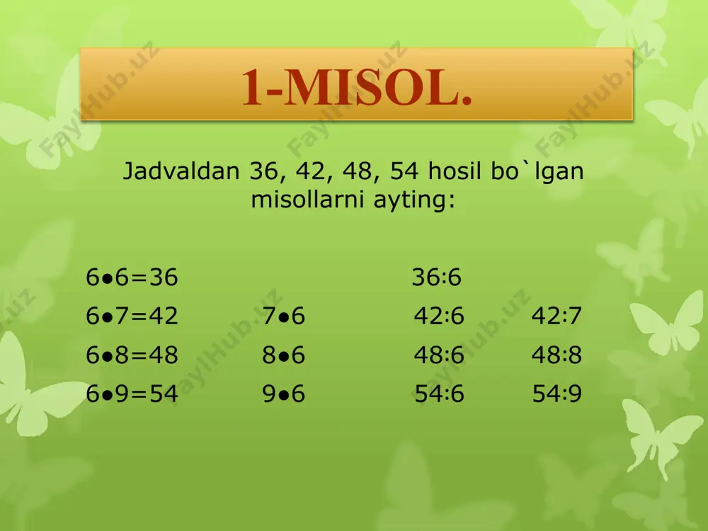 o'rganilgan turdagi misol va masalalar yechish - Page 2