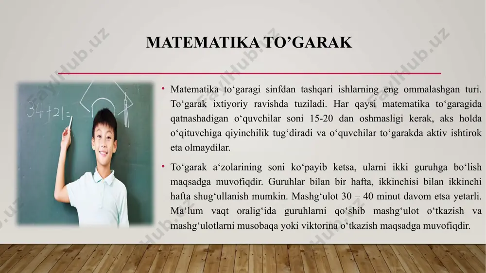 matematika fanidan to'garak tashkil etish metodikasi - Page 5