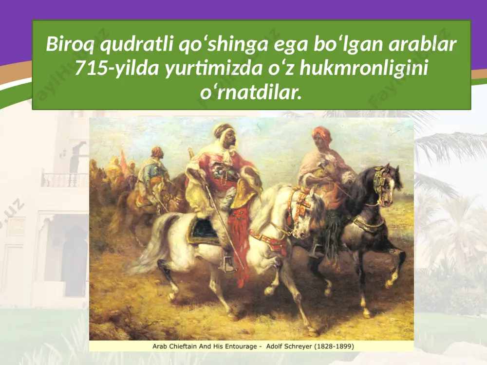 arablarga qarshi xalq ozodlik kurashi. 5 - sinf - Page 5