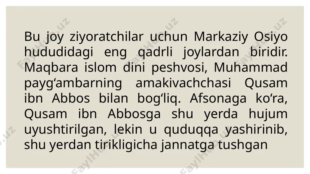 shohizinda ansambli tarixi - Page 3