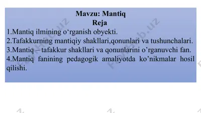 mantiq — PPTX