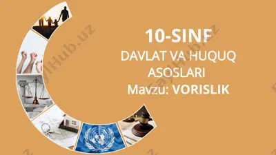 vorislik asoslari — PPTX