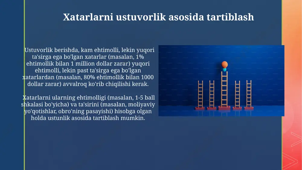 rejalashtirish, ahamiyatlilik va moddiy xatolik riskni baholash uslubiyati - Page 5