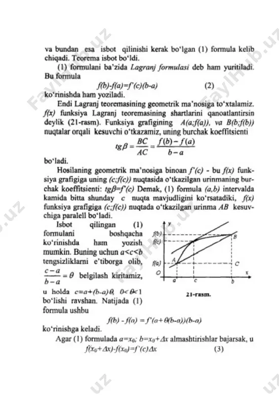 o‘rta qiymati haqida teoremalar - Page 5