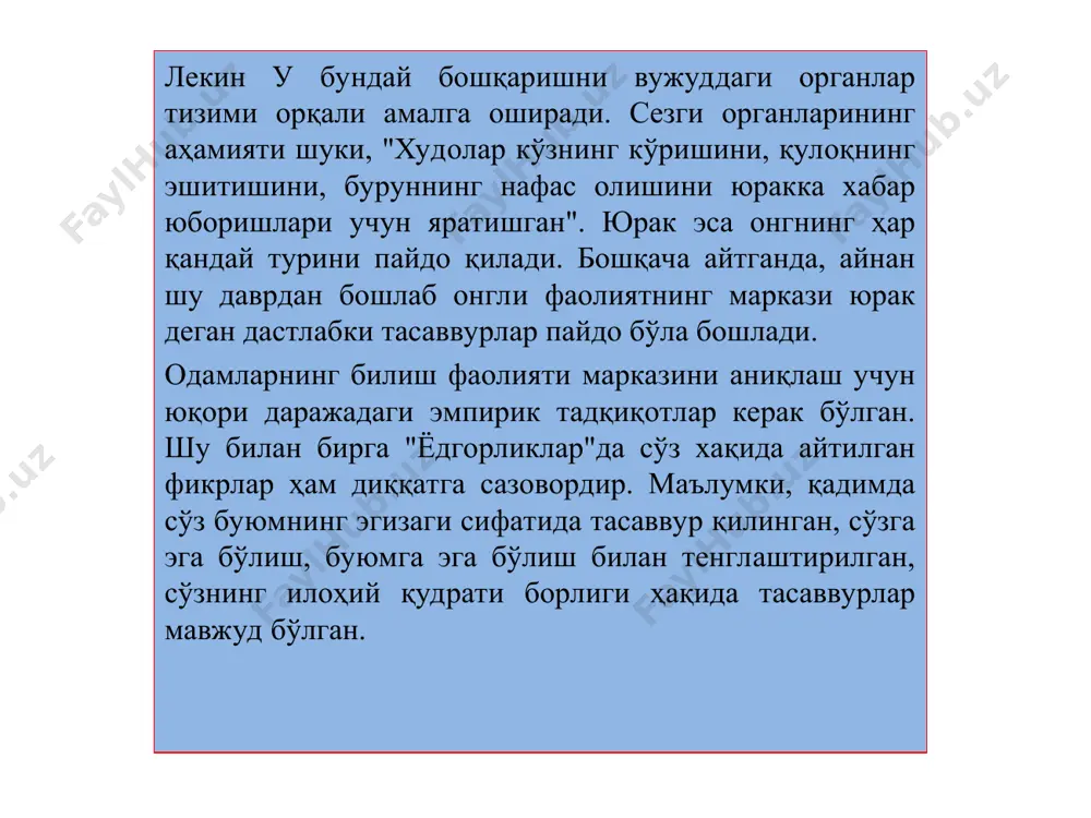 қ нуқтаи-назаридан муҳокама қилинади. инсоннинг ўз-ўзини камолотга етказиб, тўғри хулқ орқали комилликка етишиши жон муаммосининг асосий мағзини ташкил қилади. жоннинг кўчиши ҳақида ведаларда атрофлича фикр юритилади. ҳиндистонда жайнизм ва буддизм каби диний таълимотлар шу йўсинда шаклланган. жайнизм вужудни жон эрксизлигининг манбаи деб билса, буддизм жонни алоҳида мавжудлик деб тан олмайди. уларнинг таълимотига кўра психик ҳолат бу бир-бирини такрорламайдиган дақиқалар оқими, бир-бирини алмаштирувчи ҳолатлардан иборатдир. кейинчалик пайдо бўлган санкхая, веданта, йога, миманса, вайшешика каби фалсафий мактабларда ҳам жонни ўрганиш асосан метафизик - ахлоқий масалаларга боғланади. веданта таълимоти бўйича "мен"- алоҳида интуитив онгдир, унда объект ва субъект йўқ, у чексиз фазовий онг, дунёнинг асосидир. йога мактаби эса илоҳиёт билан бевосита мулоқотда бўлиш учун психик фаолиятнинг ҳамма шаклларидан фойдаланиш керак деб таълим беради. йога ички психик актларни ва вужуд функцияси (вужуднинг фазодаги ҳолати, нафас ва бошқаларни) бошқаришни ўз ичига олувчи усуллар тизимини ишлаб чиқди. даосизм инсон ўз хулқ-атворини дао постулатлари асосида кўриши керак …
