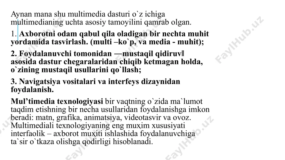i asosida o`quv shart-sharoitlari va o`qituvchi bilan muloqotni ta`minlab berib, o`quvchidan ko`proq mustaqil ravishda shug’ullanishni talab qiluvchi tizimdir. bunda o`qish jarayoni ta`lim oluvchini qaysi vaqтда va qaysi joyda bo`lishiga boqliq emas. masofaviy ta`lim - masofadan turib o`?uv axborotlarini almashuvchi vositalarga asoslangan, o`?ituvchи maxsus axborot mu?it ?rdamida, a?olining barcha ?atlamlari va chet ellik ta`lim oluvchilarga ta`lim xizmatlarini ko`rsatuvchi ta`lim majmuaidir. masofaviy o`qitish tizimi - masofaviy o`?itish shartlari asosida tashkil etiladigan o`?itish tizimi. barchа ta`lim tizimlari singari masofaviy o`?itish tizimi o`zining tarkibiy ma?sadi, mazmuni, usullari, vositalari va tashkiliy shakllariga ega. axborot kommunikatsiya texnologiyalari ta`lim jara?nida (xususan, masofaviy ta`lim jara?nini) ?o`llash asosan ikki xil ko`rinishda amalga oshiriladi. birinchi sharti bu texnik ji?ozlar bo`lsa, ikkinchisi sharti esa maxsus dasturiy ta`minotlar bilan ta`minlanganligidir. elektron ta`limning yana bir turi hozirgi vaqtda ijtimoiy tarmoqlar orqali o`quv jarayonini tashkillashtirish hisoblanadi. bu turdagi o`quv jarayonini tashkillashtirish uchun maxsus o`qitish tizimining (lms) bo`lishi shart emas. bu turdagi o`quv jara?nini tashkillashtirish …