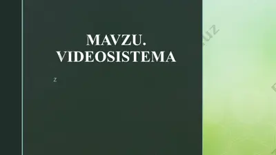 videomonitorlar — PPTX