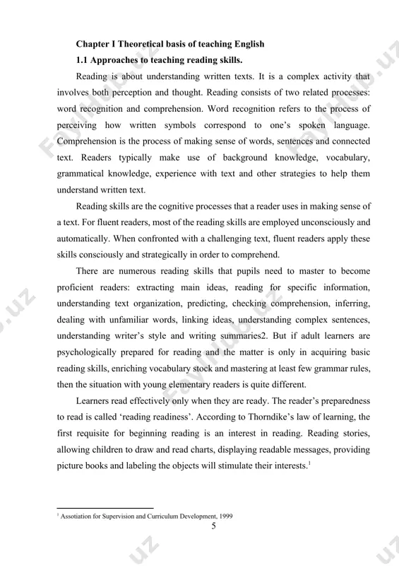 ind the various problems of reading a foreign language. it is useful to know if a pupil can read nonsense words such as ‘flep, tridding and pertollic’ as the ability to read nonsense words depends on rapid and accurate association of sounds with symbols. good readers do this easily so they can decipher new words and attend to the meaning of the passage. poor readers usually are slower and make more mistakes in sounding out words. their comprehension suffers as a consequence. poor readers improve if they are taught in an organized, systematic manner how to decipher the spelling code and sound words out. there are also several principles behind the teaching of reading: principle 1: reading is not a passive skill. reading is an incredibly active occupation. to do it successfully, we have to understand what the words mean, see the pictures the words are painting, understand the arguments, …