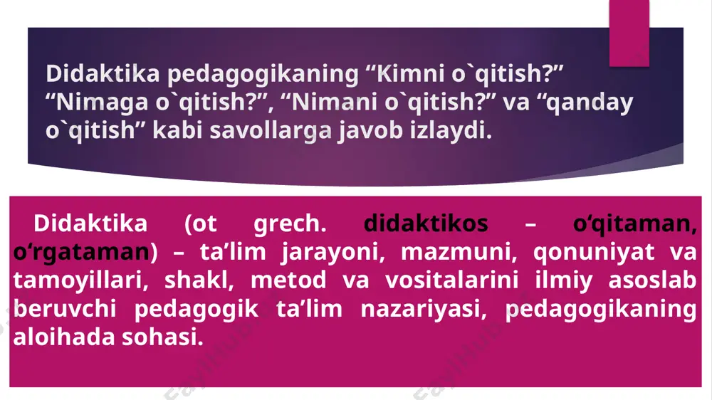 didaktika– pedagogik ta’lim nazariyasi - Page 4