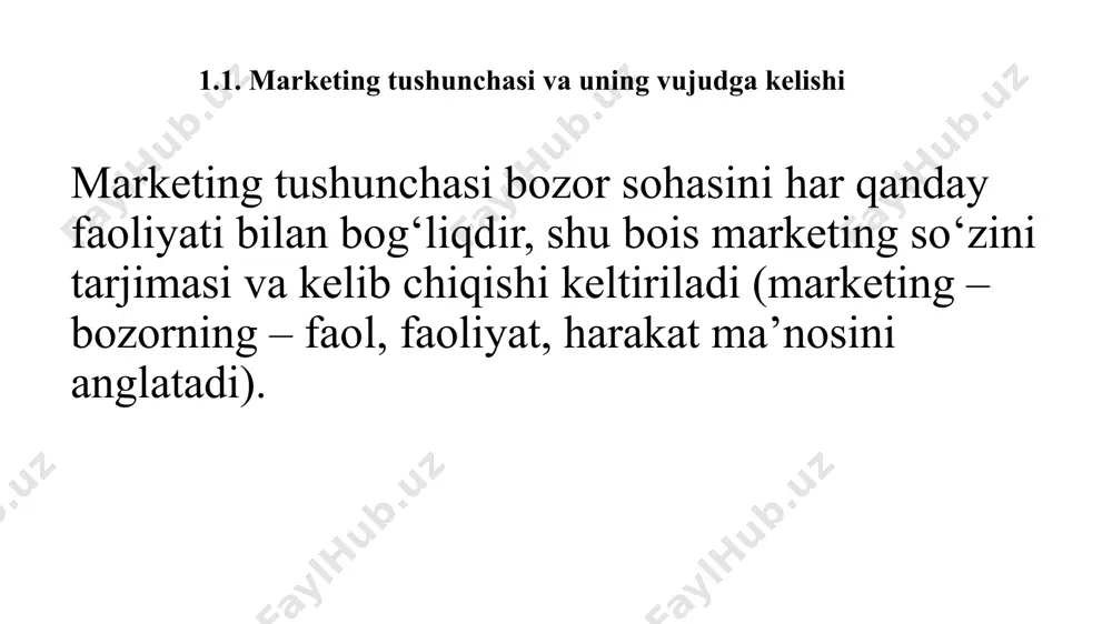 maliyotda ilk bor aqshning ba’zi kompaniyalari boshqaruv apparati tarkibida marketing bo’limlari tashkil etilgan. 1937-yilda amerika milliy assotsiatsiyasi tuzildi. 1908-yilda marketing tadqiqotlari bilan shug’ullanadigan birinchi savdo firmasi paydo bo’lgan. 1911 yildan bir qator yirik korxonalarda marketing tadqiqotlari bo’limi paydo bo’la boshlagan. 1920-yillarda radio reklama va 1950- yilda telemarketingni amalga oshirilishi marketingni yanada rivojlanishiga olib keldi. 1926- yil aqshda milliy marketing va reklama assotsiatsiyasi tashkil qilingan va uning asosida keyinchalik amerika marketing jamiyati shakllangan. 1934 – 1936 yillarda birinchilardan “american marketing journal”, “national marketing review”, “journal of marketing” marketing jurnallari chop etila boshlagan. aqshda marketing va reklama milliy negizida tuzilgan amerika marketing jamiyati barpo etilib, keyinchalik bu jamiyat 1973 yilda amerika marketing uyushmasi nomini olgan. biroz keyinroq bunday uyushma va tashkilotlar g’arbiy yevropa mamlakatlari va yaponiyada ham paydo bo’ldi. xalqaro marketing tashkilotlari – yevropa marketing va ijtimoiy fikr tadqiqotlari jamiyati, xalqaro marketing federatsiyasi, yevropa akademiyasi va shunga o’xshagan jamiyatlar yuzaga kela boshladi. …