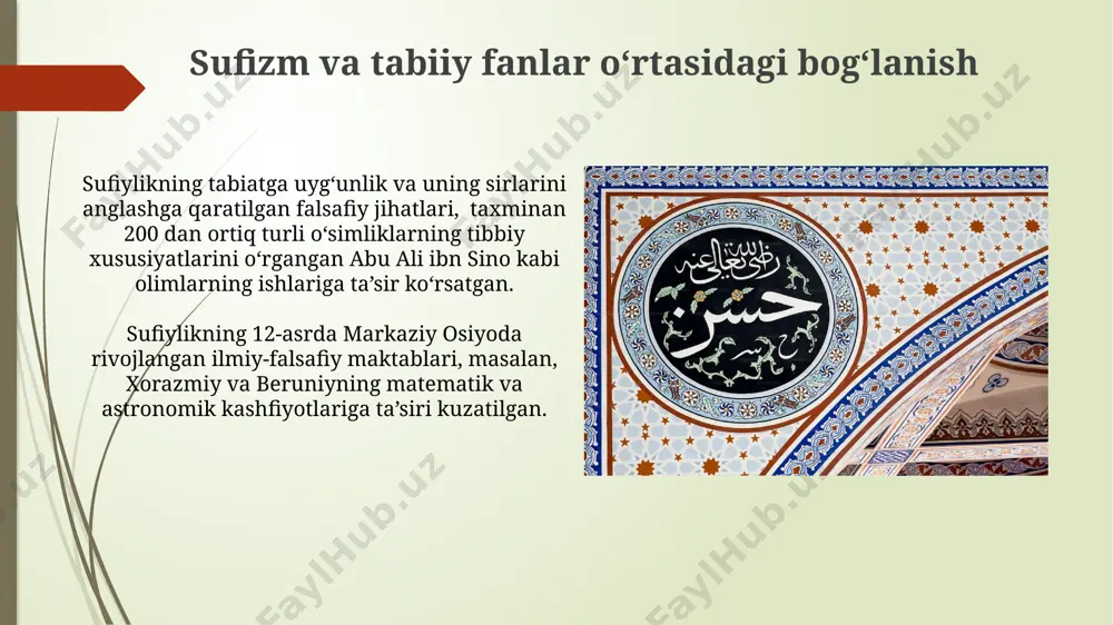 mutafakkirlar ilmiy merosida tasavvuf ta'limoti talqini - Page 5