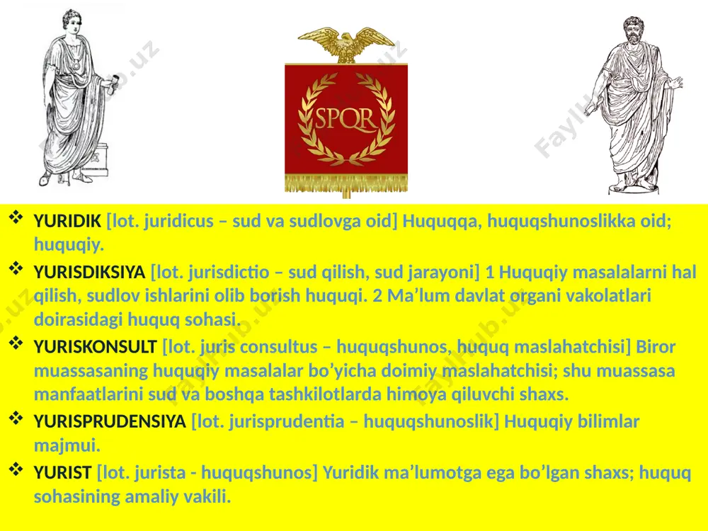 yuridik terminlarning boyish manbalari - Page 4