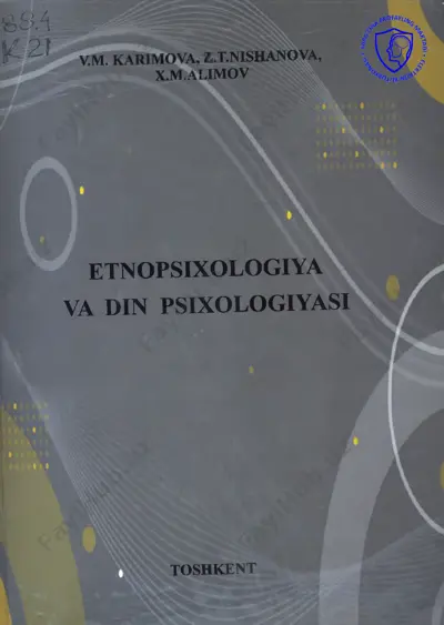 etnopsixologiya va din psixologiyasi — PDF