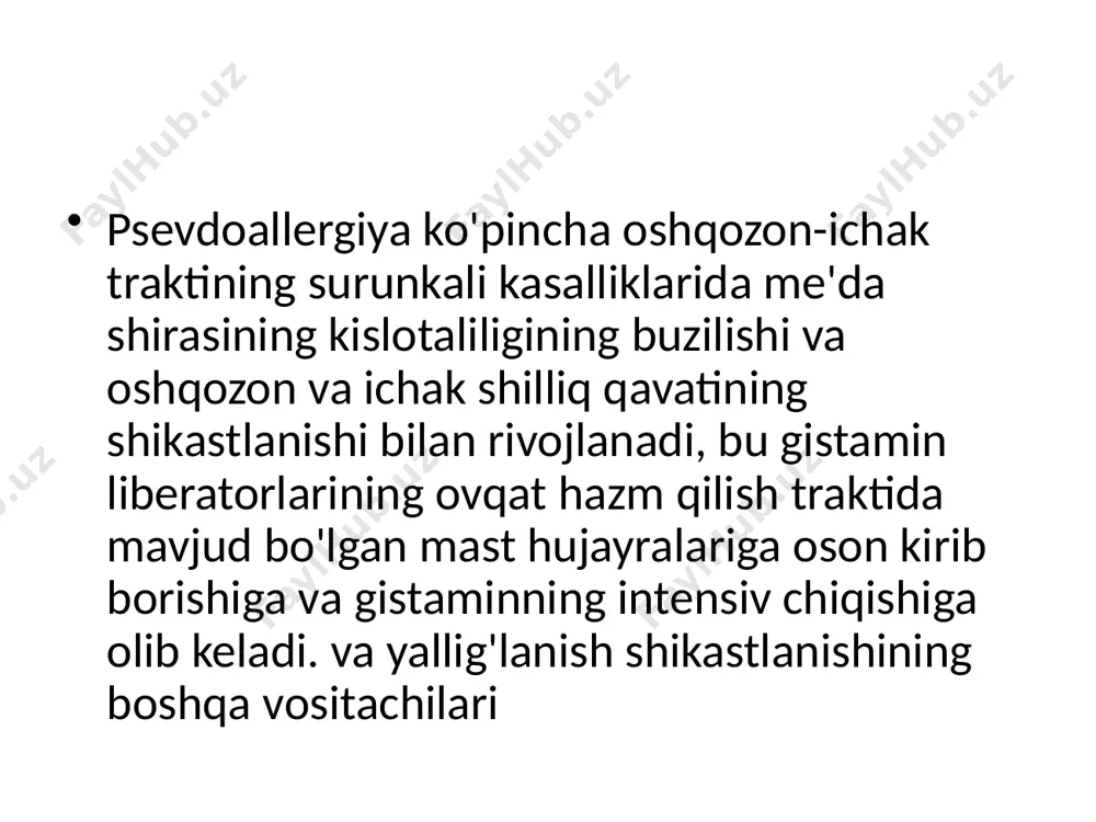 psevdoallergiya. atipik kasalliklar haqida tushuncha - Page 4