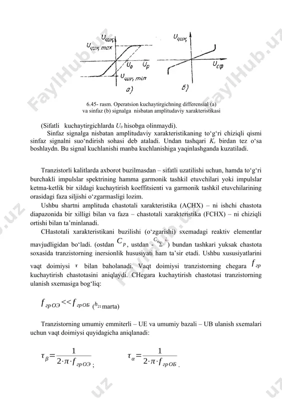 operatsion kuchaytirgichlar va kalitlar haqida umumiy ma'lumot - Page 2