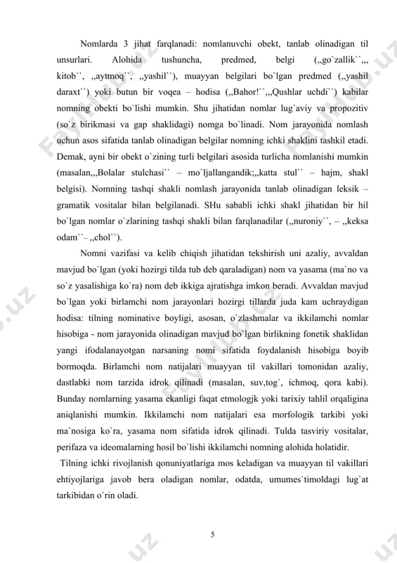 r, davr sohibi degan ma`noni bildiradi), tarag`ay – otasining ismi (familiya hisoblanadi), bahodir – otasining laqabi, ko`ragon – xonga kuyovlik nisbasi. dunyodagi turli xalqlarda turlicha antroponimik tizim mavjud bo`lgan. masalan, qadimgi rimda har bir erkak xos ismi oldidan keladigan nomga – avloddan avlodga o`tadigan urug` nomiga ega bo`lgan, bu urug`ning shajarasini tavsiflagan. hozirgi ispaniya va portugaliyada bir kishi bir necha xos (katolik cherkovi ro`yhatidan olinadigan) ismga, otasi va onasining familiyasiga ega bo`lishi mumkin. islandiyada har bir kishi, bir necha xos ismga (cheklangan ro`yhatdan olingan) va familiya o`rnida otasining ismidan hosil bo`lgan nomga ega bo`ladi. xitoy, koreya, vetnamda kishi nomi bir bo`g`inli familiyadan (turli davrda ular 100dan 400 gacha bo`lgan) va xos (odatda ikkita bir bo`g`inli morfemadan tashkil topgan) ismga ega bo`ladi, xos ismlar miqdori cheklanmaydi. antroponimika tizimida kipokoristika (erkalatib, kichraytirib atash: laziz(jon), dilobar(xon), homid(cha), ahmad(cha) kabi.) alohida o`rin tutadi. antroponimika ma`lumotlari tilshunoslikning boshqa sohalari uchun, jamiyatshunoslikda, xalqlar tarixini o`rganishda muhim …