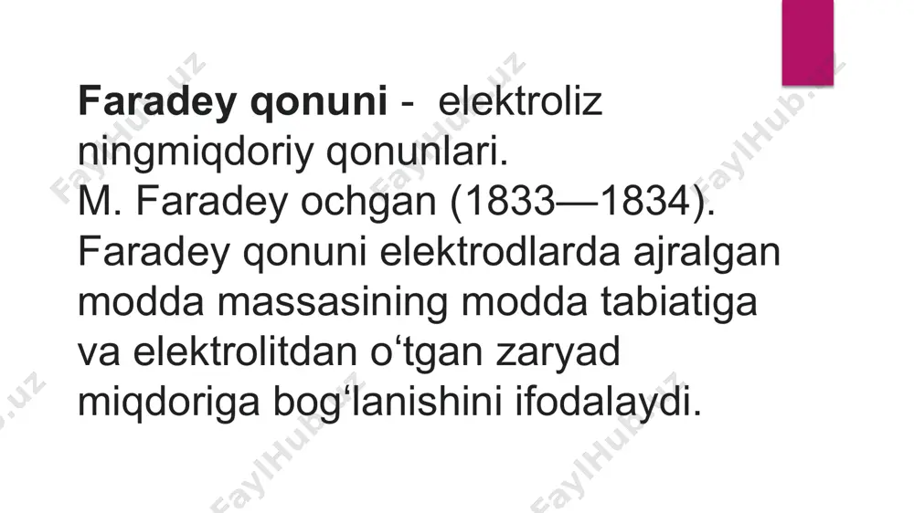 faradey qonunlari. akkumulyatorlar - Page 5