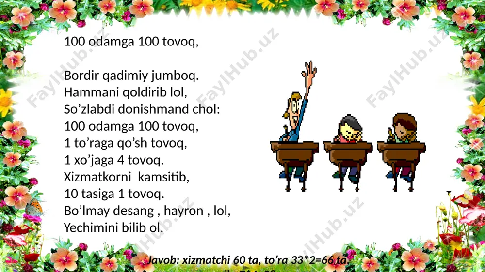 matematik she'riy masalalar - Page 5