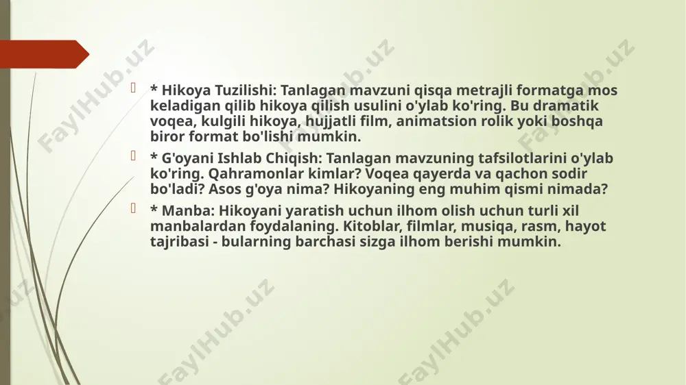 qisqa metrajli vizual media mahsulotlar yaratish - Page 5