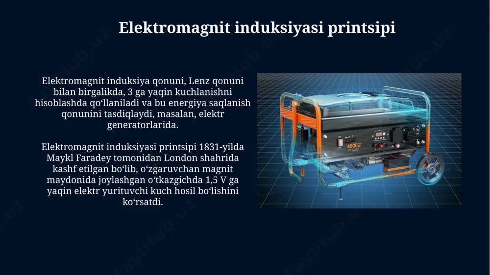 doimiy tok mashinasi va uning generator rejimida ishlashi - Page 4