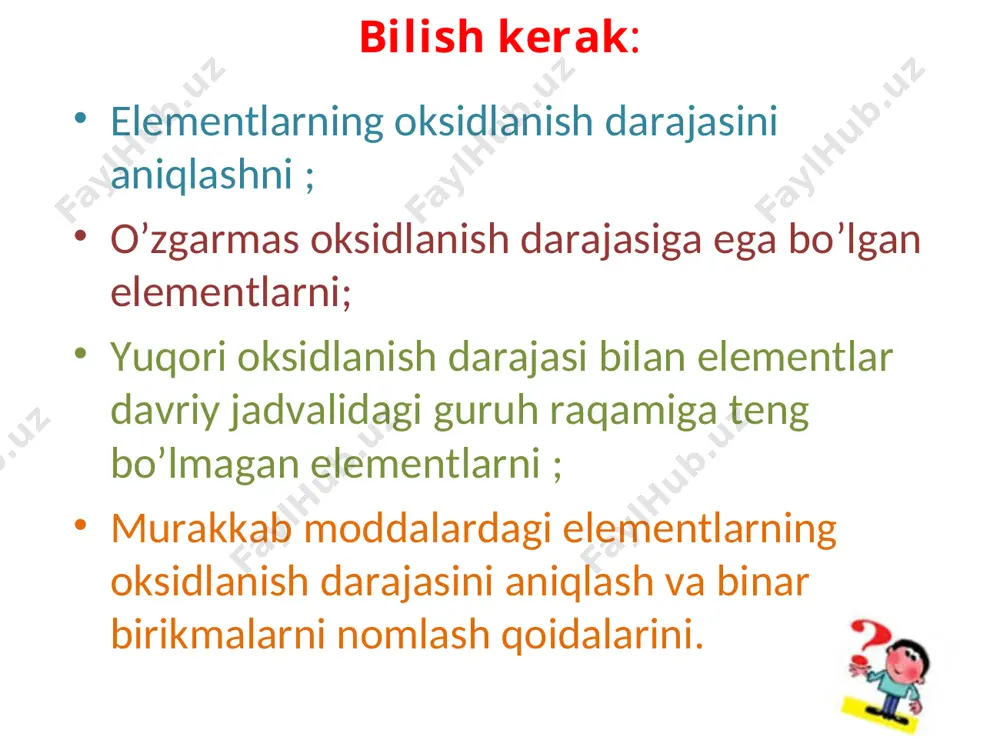 elementlarning oksidlanish darajasi - Page 3