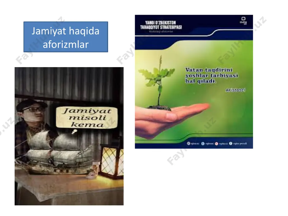 umrbod boshqaruv; 7) monarx o‘z boshqaruvining natijasi uchun yuridik jihatdan javobgar emas respublika davlat boshqaruvining shunday shakliki, unda hokimiyat oliy idoralari ma’lum muddatga saylanadi. respublika shaklidagi boshqaruvga ega bo‘lgan davlatning asosiy belgilari quyidagilardan iborat: ♦ hokimiyat oliy idoralarining saylab qo‘yilishi; ♦ hokimiyat vakolatlarining taqsimlanishi; ♦ hokimiyat oliy idoralarining o‘z qarorlarini saylangan muddati davomida qabul qilishi; ♦ odil sudlovni amalga oshiruvchi idora bo‘lgan sudlar obro‘sining ortishi; ♦ fuqarolarning davlat ishlarini boshqarishda ishtirok eta olishi. “respublika” so‘zi yunoncha “umumiy ish” ma’nosini bildiradi. respublika respublika prezidentlik respublika parlamentar respublika prezidentlik respublikasida davlatni bevosita xalq saylaydigan va juda keng vakolatlarga ega bo‘lgan prezident boshqaradi. u ijro hokimiyatining bevosita boshqaruvchisi hisoblanadi. prezidentlik respublikasiga yaqqol misol qilib aqsh, braziliya, argentina va meksika davlatlarini keltirish mumkin. prezidentlik boshqaruv shaklida «kuchli prezident» qoidasiga asoslaniladi. prezident hukumat boshlig‘i hisoblanib, uni tuzadi va hukumat prezident oldida hisobot beradi. parlamentar respublikada davlat boshlig‘i – prezident saylanuvchi mansab dor shaxs bo‘lib, asosan, …